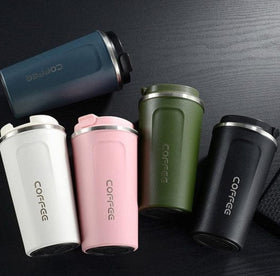 Stainless Steel Thermal Coffee Mug Leakproof Hot Cold