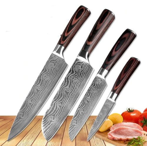 Carpenter’s Special Kitchen Knife Set – 6-Piece & 8-Piece Chef Knife Collection