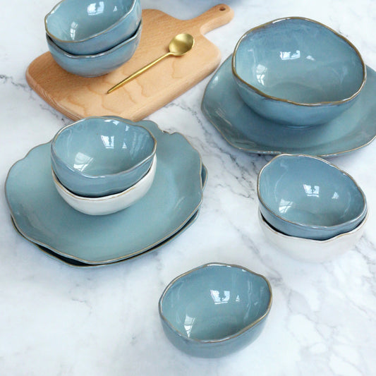Nordic Irregular Ceramic Tableware – Creative Modern Dinnerware Set