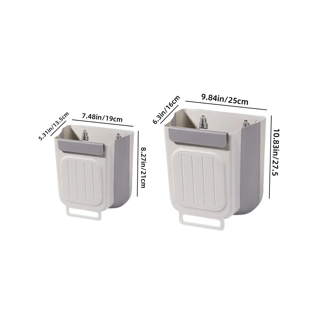 Hanging Kitchen Trash Can for Cabinet Doors – Keep Floors Clean