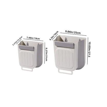 Hanging Kitchen Trash Can for Cabinet Doors – Keep Floors Clean