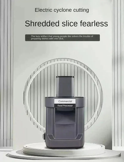 Electric Heavy-Duty Food Processor – Professional Grade Vegetable Cutter for Dicing & Slicing