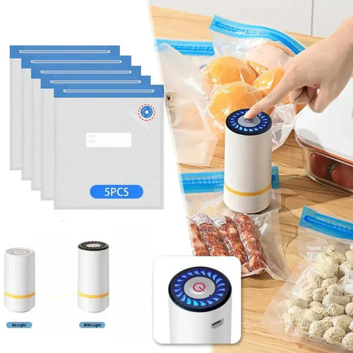 Universal Mason Jar Vacuum Sealer Kit – Keep Food Fresh 5X Longer & Eliminate Spoilage.