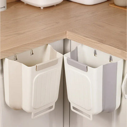 Hanging Kitchen Trash Can for Cabinet Doors – Keep Floors Clean