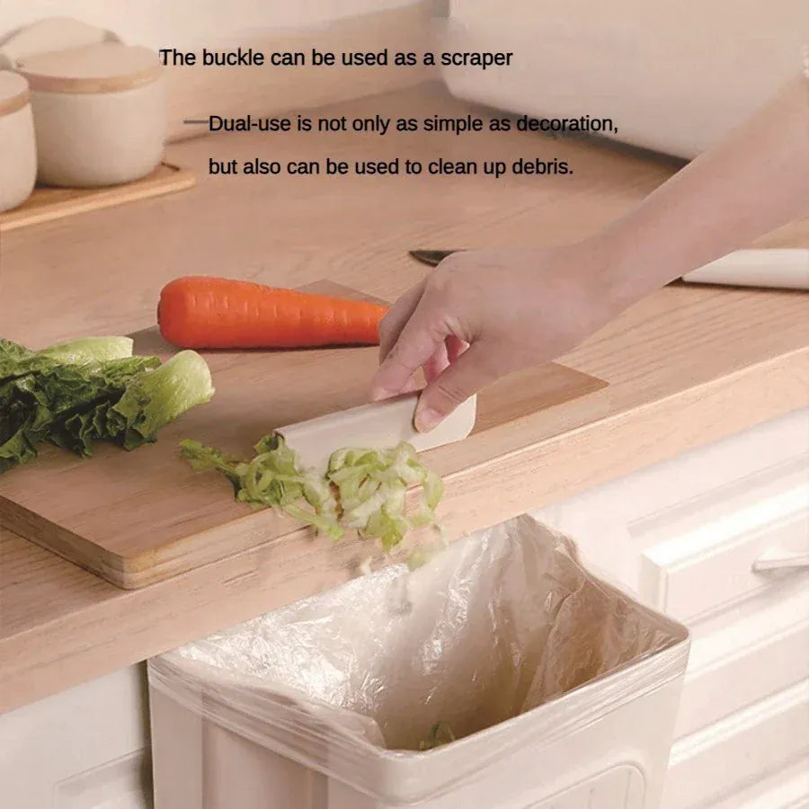 Hanging Kitchen Trash Can for Cabinet Doors – Keep Floors Clean