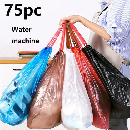 No-Bend Hanging Kitchen Trash Can – Foldable 9L Waste Bin for Cabinet Doors.