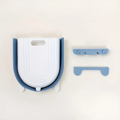 Wall-Mounted Folding Trash Can – Save Floor Space & Stop Leaning While Prepping Meals.