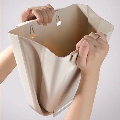 Hanging Kitchen Trash Can for Cabinet Doors – Keep Floors Clean