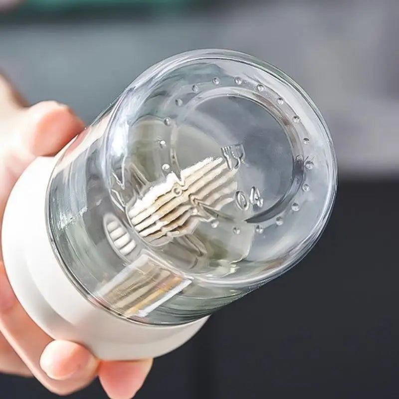 2-in-1 Glass Oil Dispenser Bottle with Heat-Resistant Silicone Brush Set