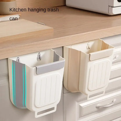 Hanging Kitchen Trash Can for Cabinet Doors – Keep Floors Clean