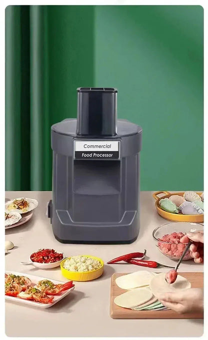 Electric Heavy-Duty Food Processor – Professional Grade Vegetable Cutter for Dicing & Slicing