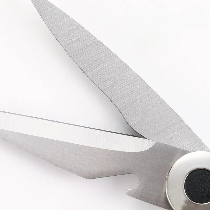 Multipurpose Strong Blade Kitchen Scissors – Effortless Meat & Chicken Bone Cutting with Ergonomic Grip