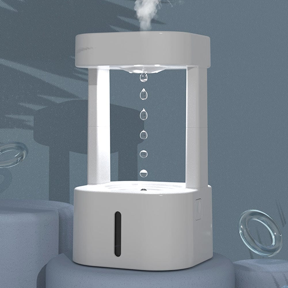 Creative Anti-Gravity Water Drop Humidifier – Quiet 580ML Mist Spray for Bedroom, Office & Home