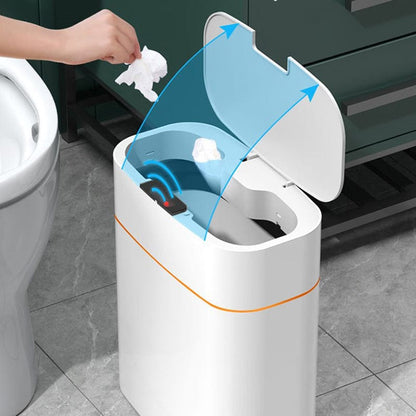 Smart Trash Can with Automatic Lid – Induction Sensor Dustbin for Bedroom, Kitchen & Car
