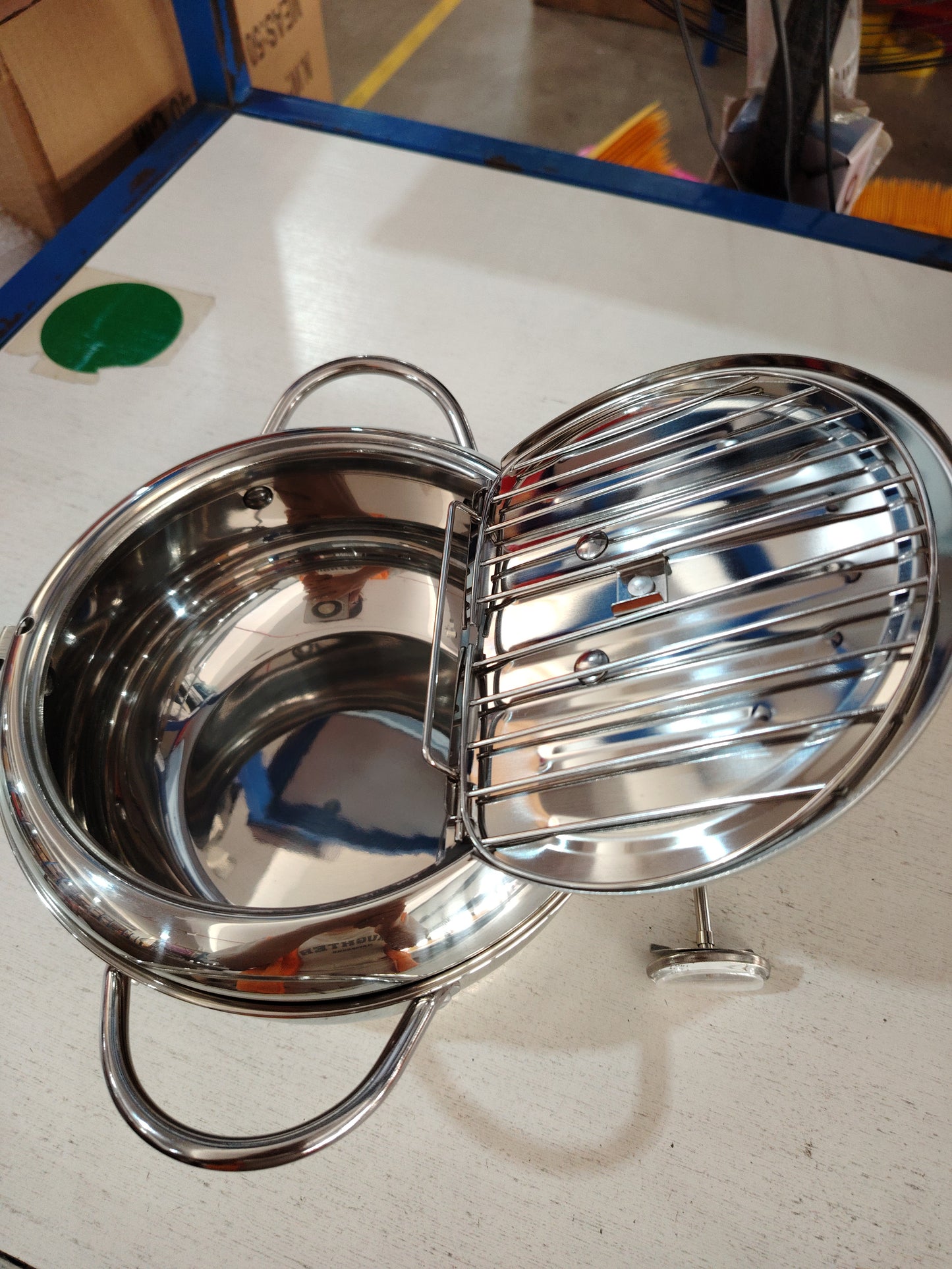 Stainless Steel Telescopic Folding Frying Basket – French Fries & Oil Draining Kitchen Tool