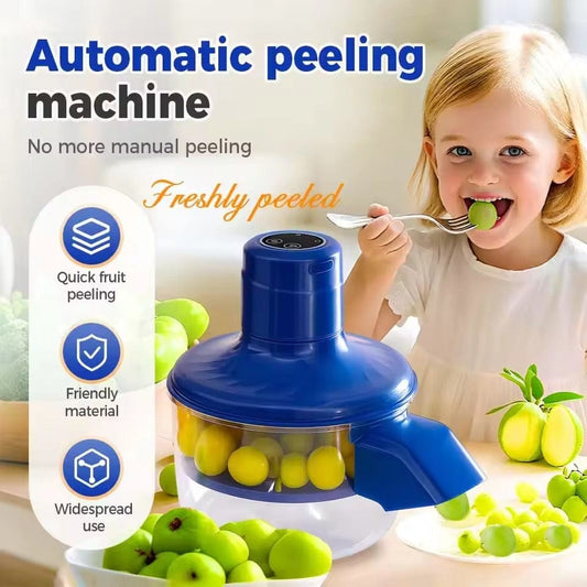 Rechargeable Automatic Electric Fruit Peeler for Grapes Garlic Tomato